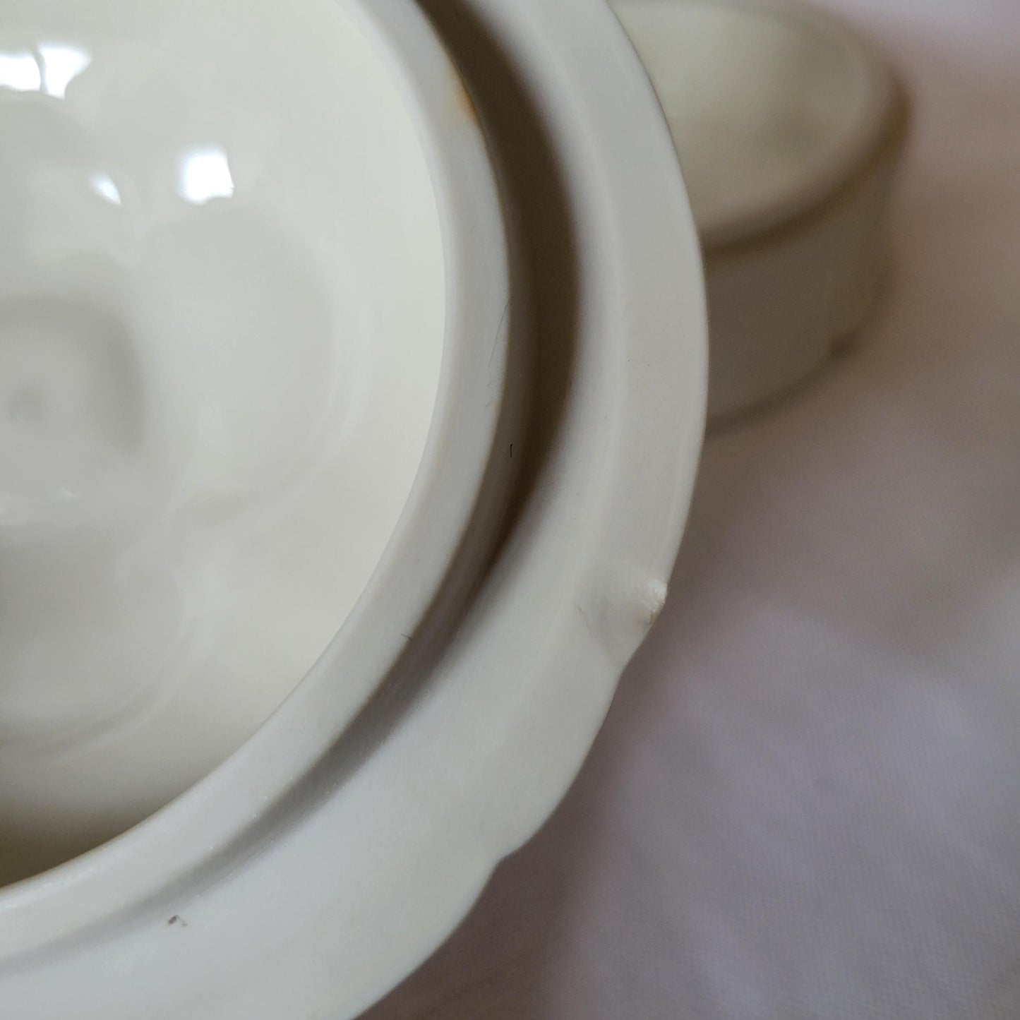 Two Limoges Porcelain Lidded Pots: French Floral Trinket Boxes, Pair