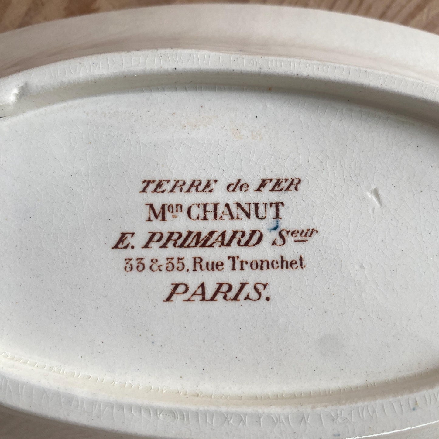Antique Butterflies & Floral Dinner Service: French Blue Transferware, 10-Place Setting