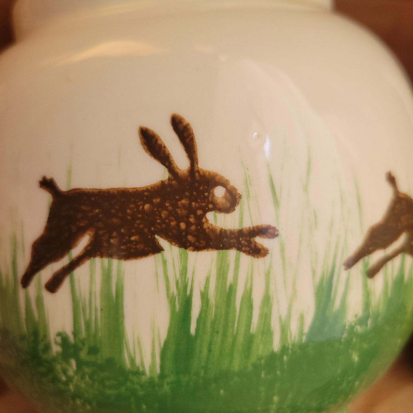 Vintage Teapot and Cup by Kensington Potteries, Running Hare Design, England