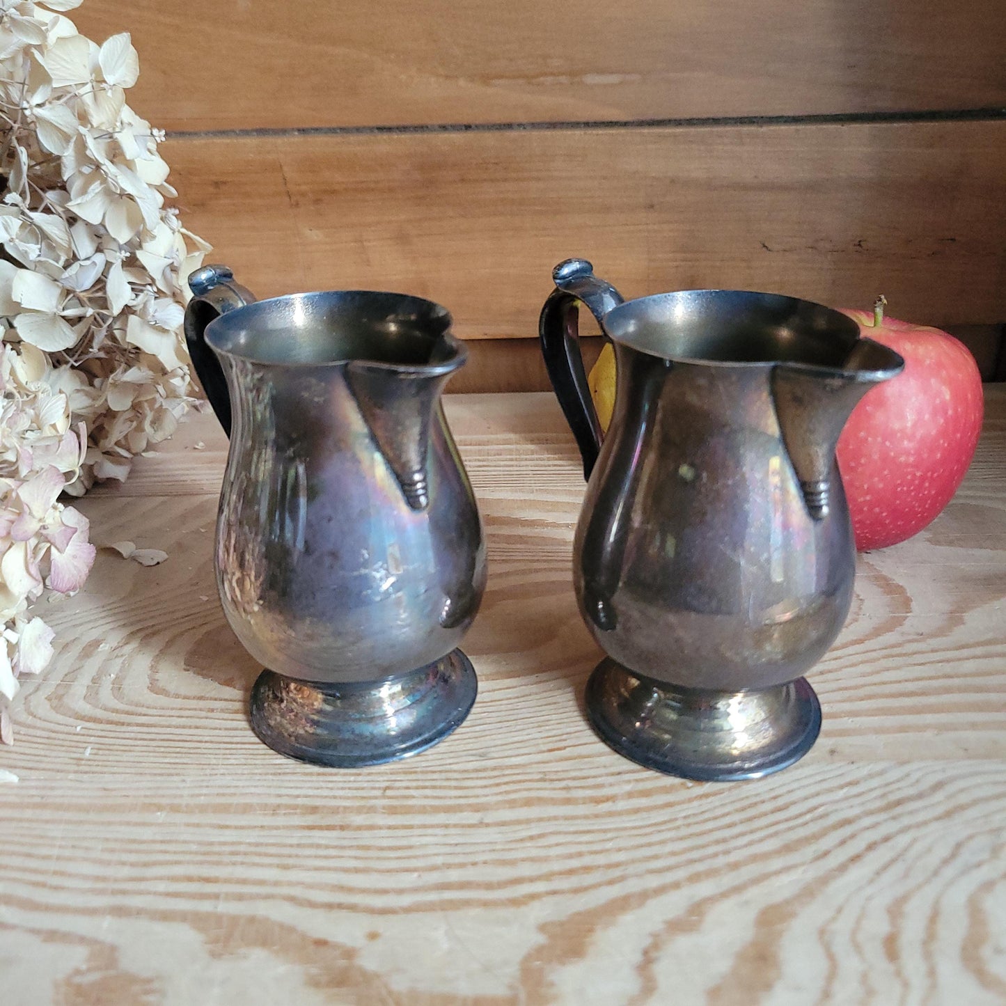 Pair of Silver-Plated Milk Jugs, France c.1950 — Sold Together