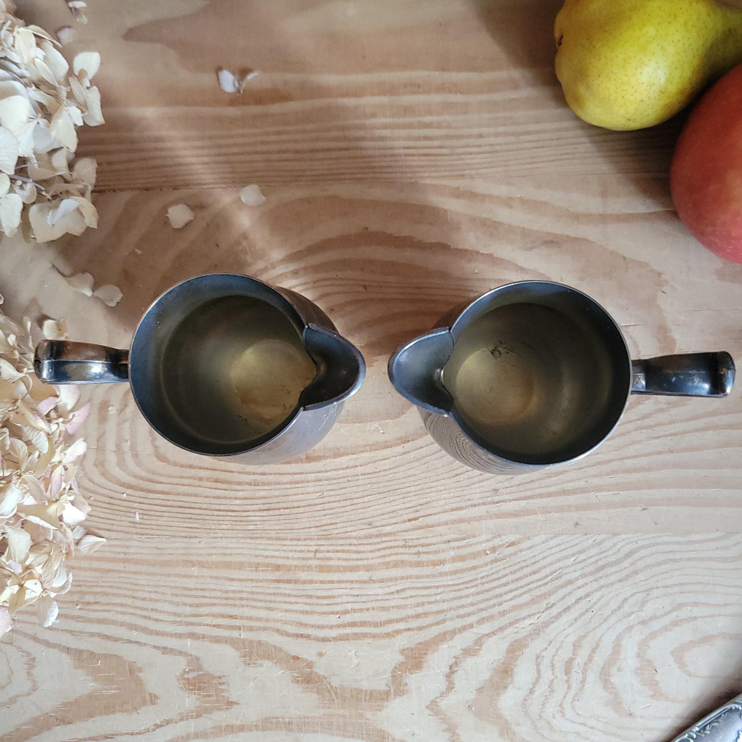 Pair of Silver-Plated Milk Jugs, France c.1950 — Sold Together