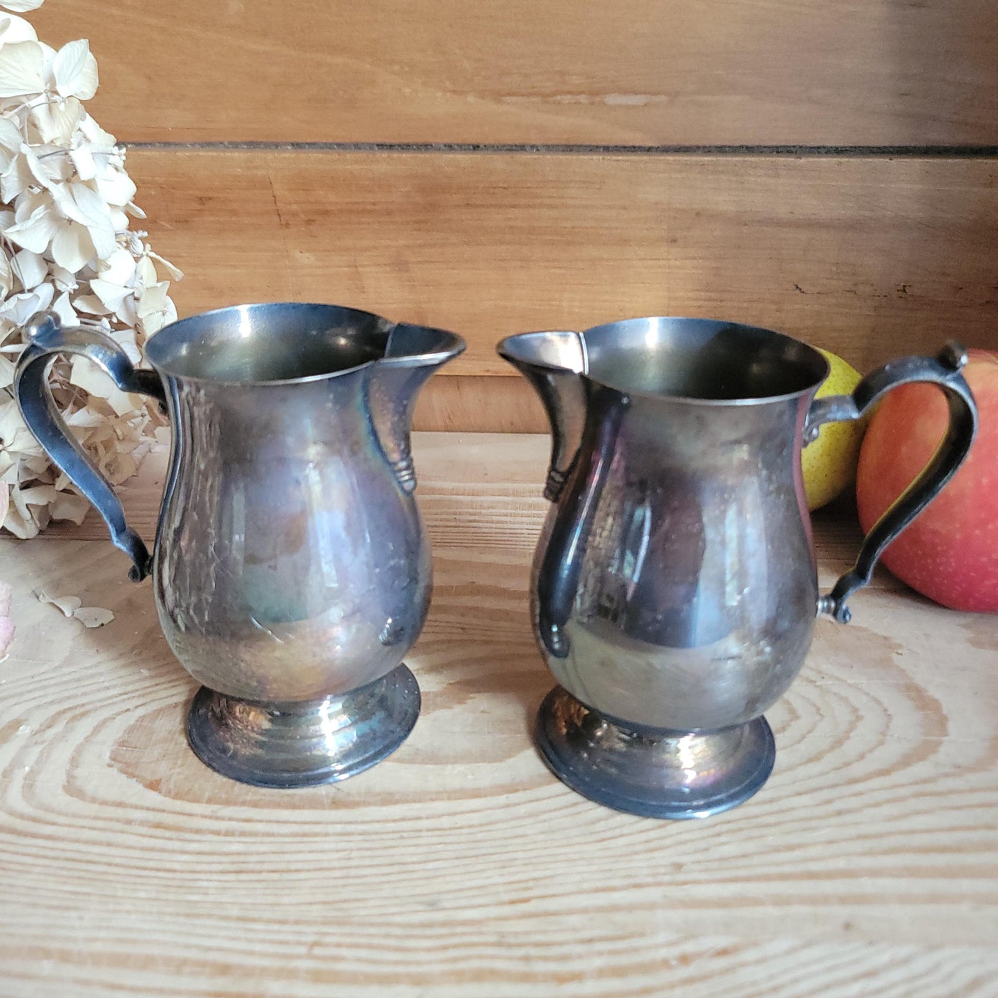 Pair of Silver-Plated Milk Jugs, France c.1950 — Sold Together