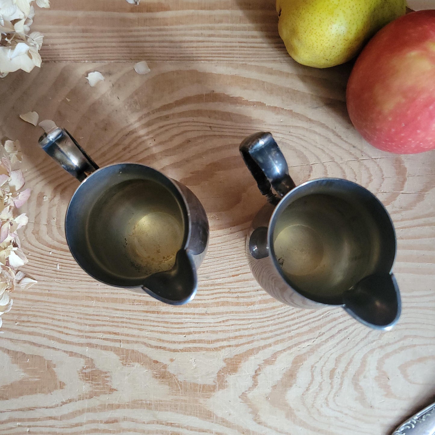 Pair of Silver-Plated Milk Jugs, France c.1950 — Sold Together