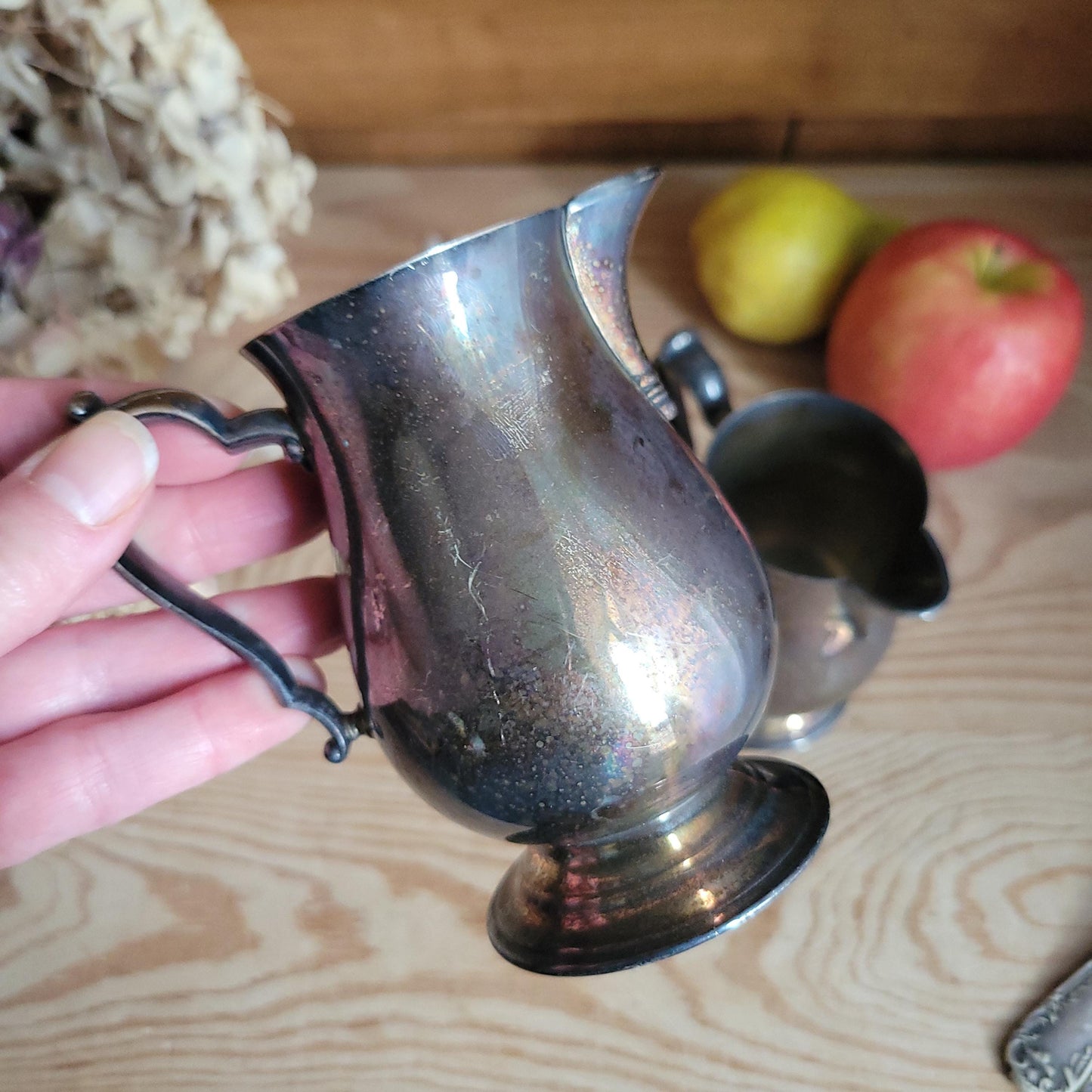 Pair of Silver-Plated Milk Jugs, France c.1950 — Sold Together