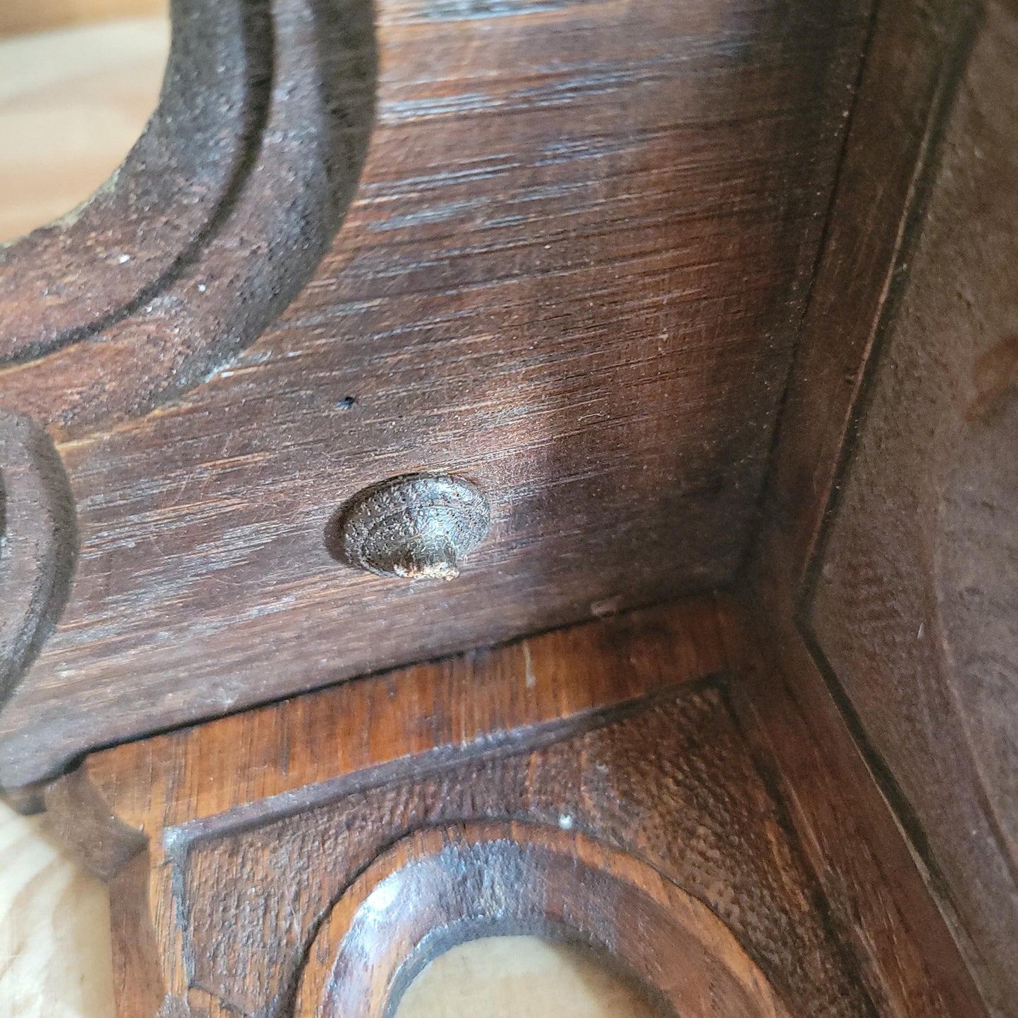 Antique Ornamental Wooden Shelf, Henri II Revival Style, France c.1900