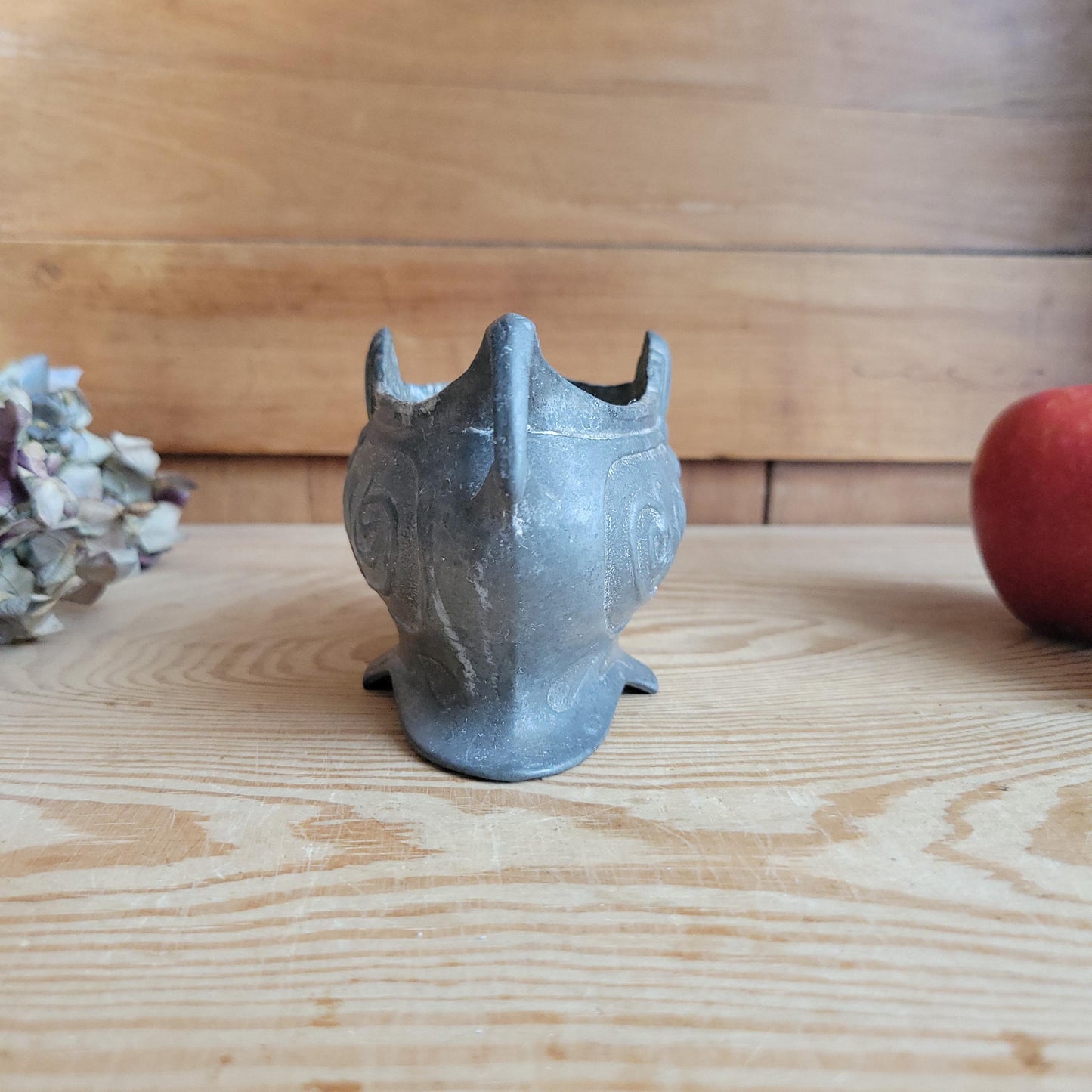 Small Cast Pewter Jardinière, Art Nouveau Style, France c 1900-1920